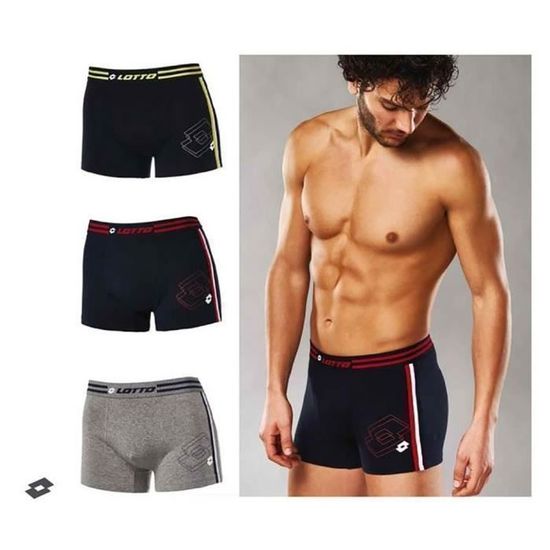 Boxers Homme Lotto – Lot De 3 – Confort Quotidien En Coton Doux