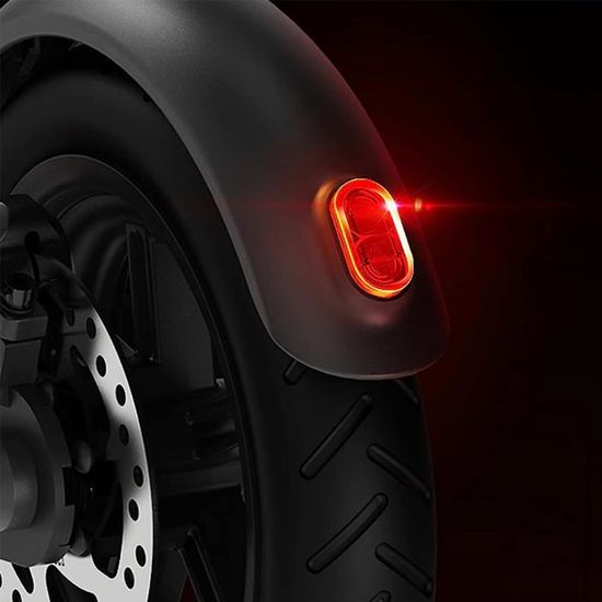 Vestigia Feu Arrière LED Pour Xiaomi Essential 1S Pro2 – ABS/PC, Haute Luminosité, Fixation Simple