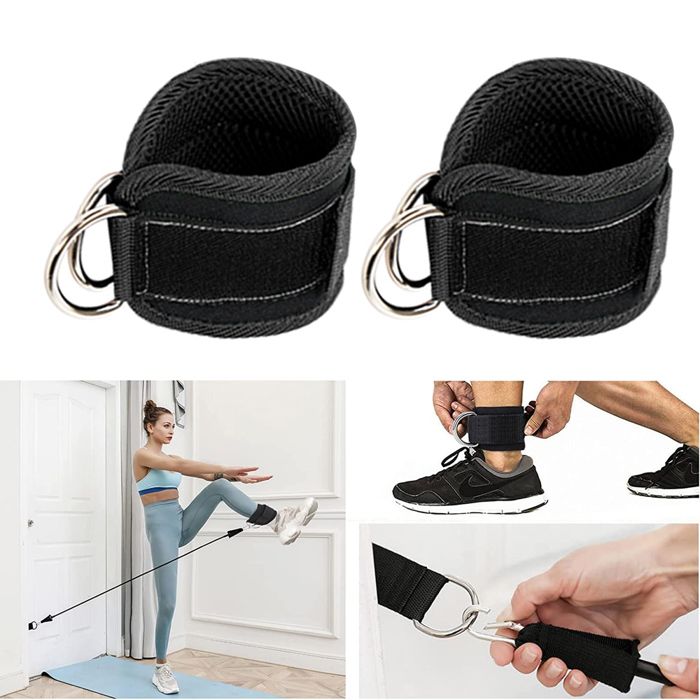 Sangle De Cheville Réglable Pour Machine à Câble - Accessoire Gym Pour Exercices Fessiers/Jambes