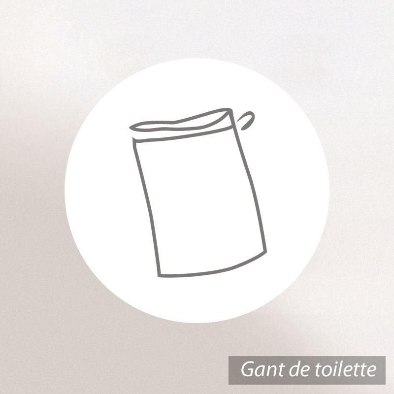 Gant de toilette PURE 550 g/m2 - Kaki - Adulte - 7.35