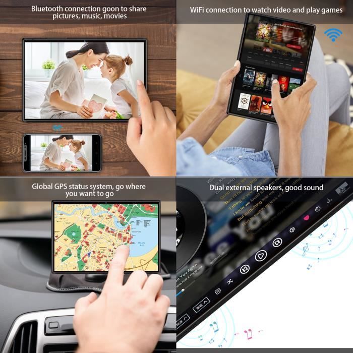 4G Tablette Tactile 10 pouces-3GO+32GO/128G-Android3
