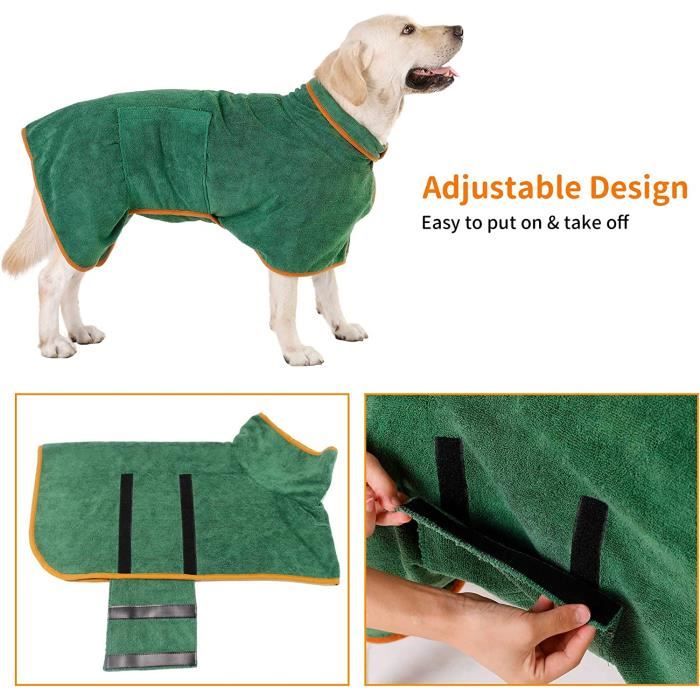 TD® serviette pour chien chat anti humidité ultra absorbant ultra