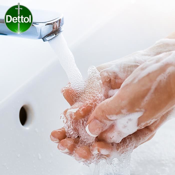 Promo Dettol recharge no‑touch gel lavant pour les mains aloe vera chez  Géant Casino