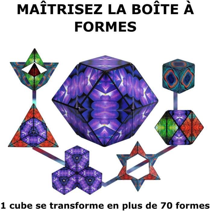 SHASHIBO Cube Anti Stress – Infinity Cube Primé et Breveté avec 36 Aimants  aux Terres Rares – Cube Infini 3D Extraordinaire – Se55 - Cdiscount Jeux -  Jouets