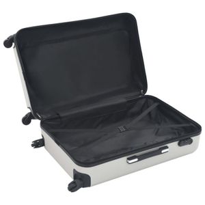 Valise De Transport VidaXL – 54x41,5x29 Cm – PP/ABS – Mousse Intérieure – Poignée – Valve Pression – Noire