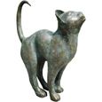 Ornement de jardin,extérieur mignon statue belle statue de chat vintage résine – Artisanat animaux mignons ornement pour la maison-0
