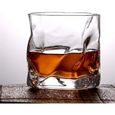 YCSX Verres agrave; Eau Cocktail de vin Whisky de Verre Short Verre de Style europeacute;en de Style Japonais comptoir creacute;atif-0