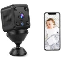 Mini caméra espion sans fil 1080p Full HD avec audio et vidéo, moniteur secret caché pour bébé, caméra de surveillance de sécur A26