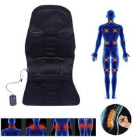 Tapis de Massage électrique pour jambes, taille, corps, chaise de Massage, siège, vibrateur, coussin chauffant pour le dos et le
