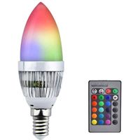 MEISISLEY Ampoules ConnectEs Ampoule RGB E14 Lumire Ampoule Color Lumire Ampoules Vis LED Ampoules pour La Maison clairage e1[4066]