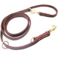 FUROKOY Corde pour chien Ensemble de cordes en cuir anti-perte, 1 pièce, confortables, souples et durables pour chiens, fournitures
