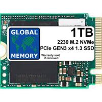 1To 2230 PCIe Gen3 x4 NVMe SOLID STATE DRIVE SSD POUR MICROSOFT SURFACE 3 - 4 - Pro (X , 7+ , 8 , 9) - GO - STEAM DECK