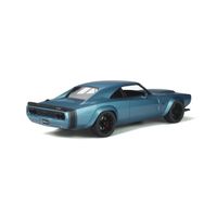 Voiture miniature Dodge Charger Sema Concept 1968 - GT Spirit - Bleu Poly - 1:18