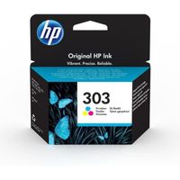HP 303 Cartouche d’encre trois couleurs authentique (T6N01AE) pour HP Envy Photo 6220/6230/7130