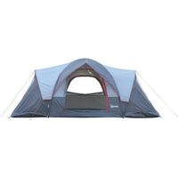 Outsunny Tente de camping familiale 5-6 pers. - tente tunelle étanche légère ventilée facile à monter - grande porte + 3 fenêtres