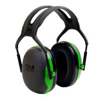 Casque de protection auditive Peltor X1 - Atténuation moyenne - Noir et vert - SNR 27 db