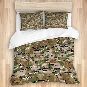Parure De Lit Avec Housse De Couette Et Taies D'Oreiller - Bleu Canard Uni - 1 Place[x27661