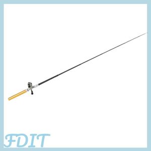 Canne à Pêche Télescopique Mini Carbone Rouge - 170cm, 119g, Pour Voyage