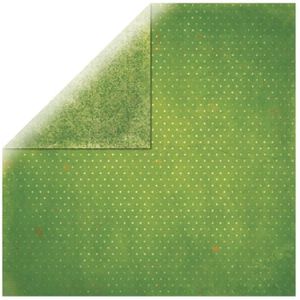 PAPIER CRÉATIF Papier scrapbooking - Vintage vert gazon - 30,5 x 