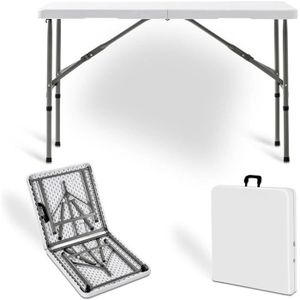 TABLE DE CAMPING Table de pique-nique en plastique robuste pour int