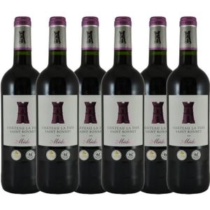 VIN ROUGE Château La Fuie Saint Bonnet 2020 - AOC Médoc - vin rouge de Bordeaux - lot de 6 bouteilles