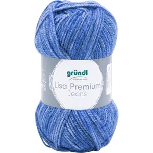 LAINE TRICOT - PELOTE Laine Gründl « Lisa Premium Jeans » Bleu jeans chi