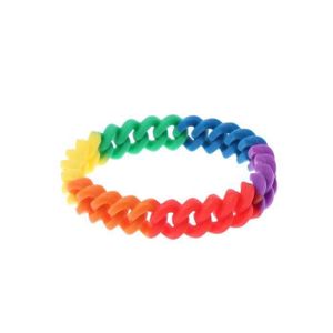 BRACELET D'ACTIVITÉ 6 pièces arc-en-ciel bracelet élégant coloré mode 