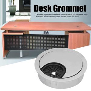 YHYX 2 Pièces Rond Encastrable Cache Cable Bureau Passe Câble Passage de Câble en Métal Rangement Cable Bureau pour Table de Bureau Diamètre 60 mm,Noir YHYX 2 Pièces Rond Encastrable Cache Cable Bureau Passe Câble Passage de Câble en Métal Rangement Cable Bureau pour Table de Bureau Diamètre 60 mm,Noir