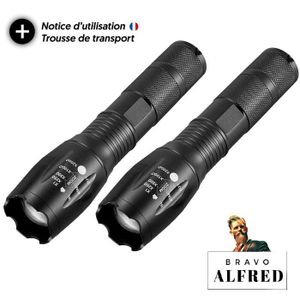 9 led Velleman Lampe-torche led puissante avec 4 piles R6