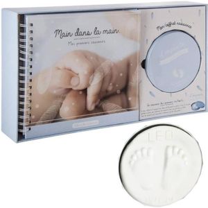 Kit empreinte bébé 30,8x12,2 cm triple cadre avec encreur Acheter chez JUMBO