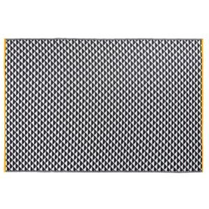 TAPIS D’EXTÉRIEUR Tapis d'extérieur SOLYS XL Verona - Polypropylène tressé - Moderne - 160 x 230 cm - Noir