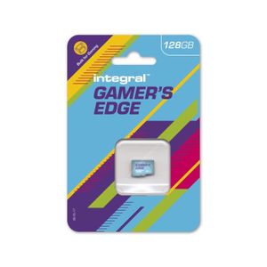 CARTE MÉMOIRE Integral 128GB Gamer's Edge Carte Micro SD pour la