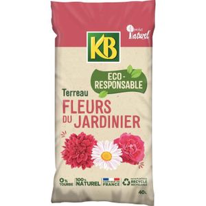 TERREAU - SABLE KB - Terreau pour fleurs du jardinier UAB 40L