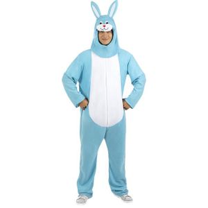 Foxxeo Costume de lapin pour adulte, femme et homme, combinaison an