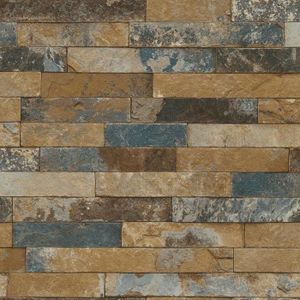 Avoir Images Rasch Papier Peint Factory Avec Motif De Pierre Bleu Marron dernière par