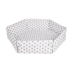 Safetots Tapis de parc hexagonal en tissu