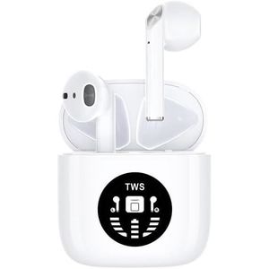 OREILLETTE BLUETOOTH Ap80 Écouteurs Bluetooth Sans Fil - Earbuds Avec Microphone Et Smart Touch - Ecran Led - Pour Apple,Iphone,Android,Samsung -[e7977]