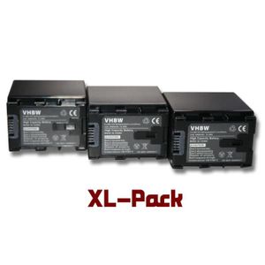 BATTERIE APPAREIL PHOTO 3 batteries pour JVC GZ-HM960, GZ-HM970, GZ-HM980,