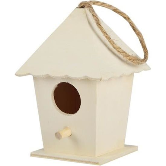 Grande maison Dox Maison d'oiseau Maison d'oiseau Boîte à oiseaux Boîte à oiseaux Boîte en bois j186