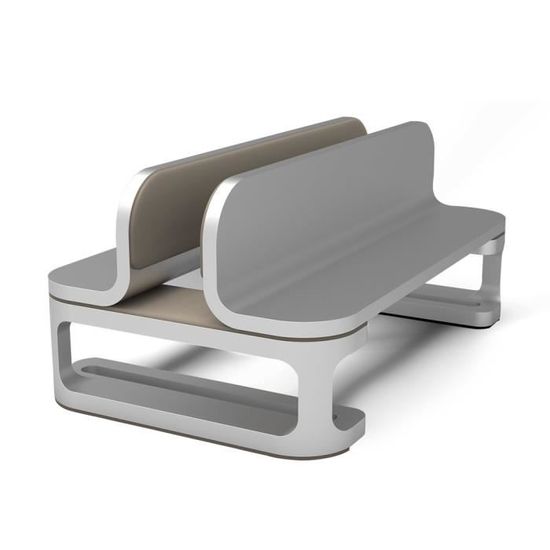 Support Vertical Pour Ordinateur Portable Veemoon - Double Emplacement, Réglable, Antidérapant, Gain De Place - 7