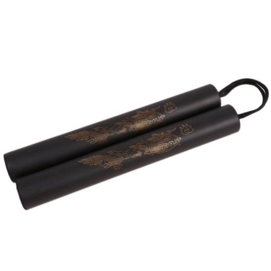 Nunchaku En Mousse EVA Pour Enfants Et Débutants - Entraînement Sécurisé Noir