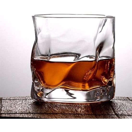 YCSX Verres agrave; Eau Cocktail de vin Whisky de Verre Short Verre de Style europeacute;en de Style Japonais comptoir creacute;atif
