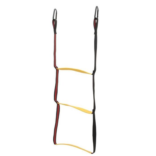 Échelle Corde Marine Pliable – 4 Marches, 129 Cm, Nylon Acier – Bateau, Kayak, Quai – 450 Lb