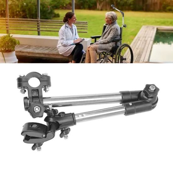 RALLONGE DE GUIDON de vélo de 20 cm, facile à installer pour maintenir la lampe EUR 7,19