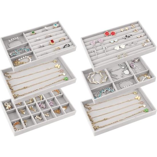 Ipetboom Présentoir Bijoux Rotatif Petit Organisateur Multi