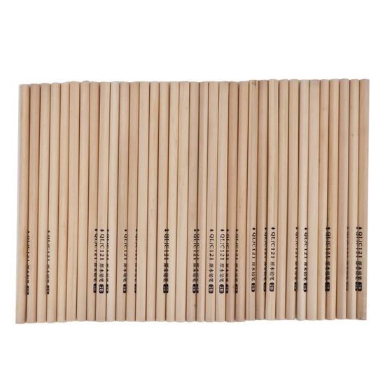 Crayon - YOSOO - 50pcs - Écologique - Graphite - Tige Triangulaire 2B - Beaux-Arts et