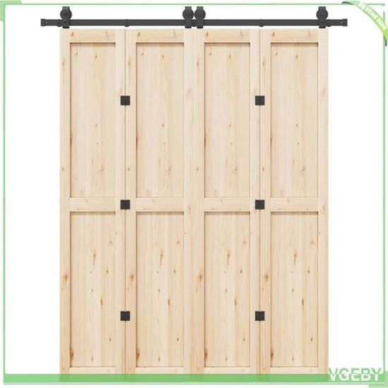 Kit Roulettes Porte Coulissante – Quincaillerie Robuste En Nylon + Fer Pour Porte De Placard Ou Bois, Installation Facile (1 Ensemble Complet)