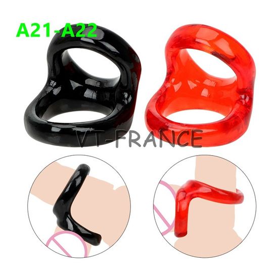Anneau De Gland (Cockring) Open Ball - Doré - Métal Flexible - Sextoy Homme - Neuf