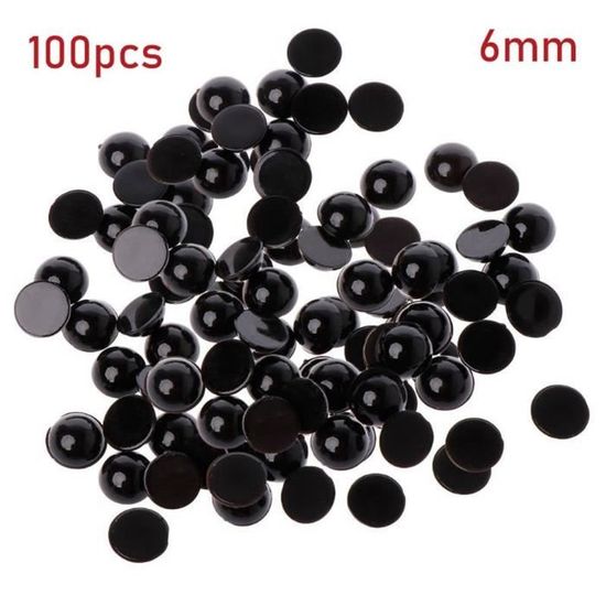 Ensemble D'yeux De Poupée Colorés Transparents De 5 Mm Pour Marionnette