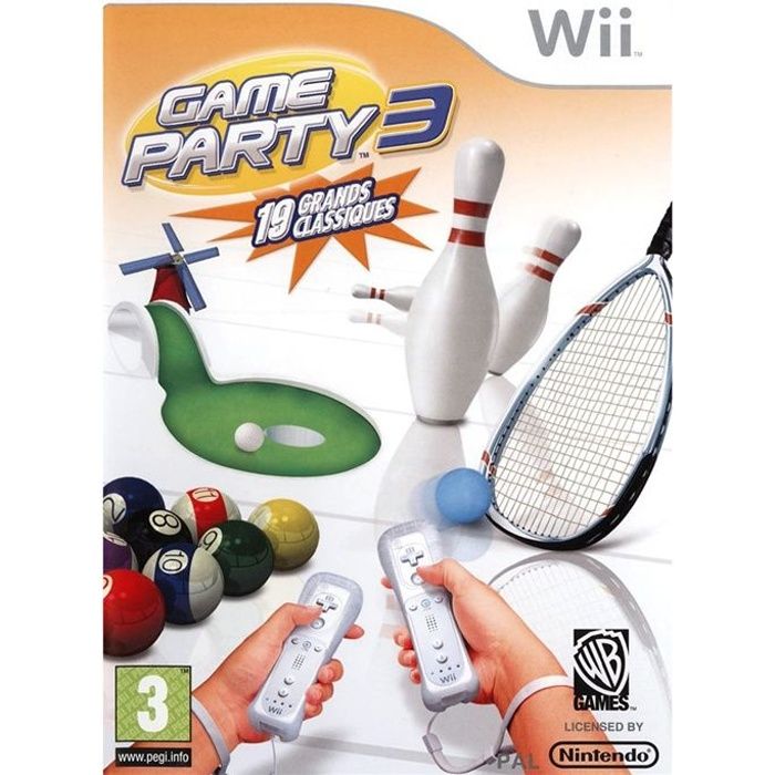 GAME PARTY 3 / JEU POUR CONSOLE NINTENDO WII - Cdiscount Jeux vidéo